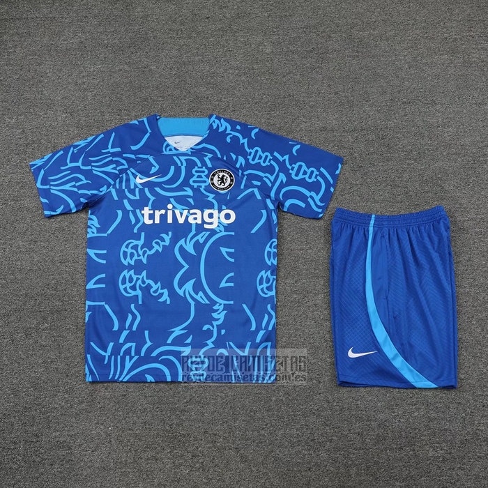 Chandal del Chelsea Manga Corta 2022-2023 Azul - Pantalon Corto